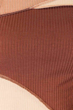 Load image into Gallery viewer, Double Take Color Block Exposed Seam Long Sleeve Top
