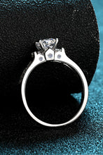 Load image into Gallery viewer, Lucky Charm Moissanite Rhodium-Plated Ring
