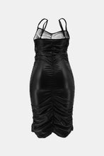 Load image into Gallery viewer, Full Size Spaghetti Strap Cutout Ruched Dress
