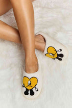 Load image into Gallery viewer, Melody Love Heart Print Plush Slippers
