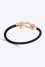 Load image into Gallery viewer, Men Rhinestone Cable Bracelet
