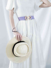 Load image into Gallery viewer, Geometric Buckle Elastic Wide Belt
