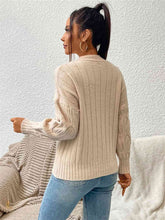 Load image into Gallery viewer, Round Neck Long Sleeve Sweater
