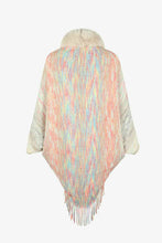 Load image into Gallery viewer, Open Front Fringe Hem Poncho
