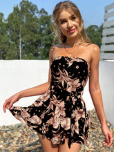 Load image into Gallery viewer, Floral Layered Sleeveless Mini Dress
