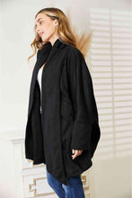 Load image into Gallery viewer, HEYSON Full Size Open Front Cardigan with Scarf Design
