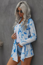 Load image into Gallery viewer, Tie-Dye Open Front Long Sleeve Cardigan
