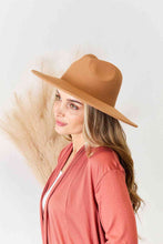 Load image into Gallery viewer, Fame Flat Brim Fedora Fashion Hat
