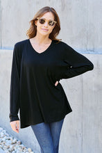 Load image into Gallery viewer, Basic Bae Full Size V-Neck Long Sleeve Top

