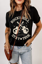 Load image into Gallery viewer, Graphic Round Neck Short Sleeve T-Shirt
