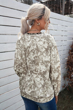 Load image into Gallery viewer, Tie-Dye Leopard Round Neck Sweatshirt
