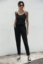 Load image into Gallery viewer, Contrast binding Cami Jumpsuit
