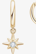 Load image into Gallery viewer, Moissanite Star Drop Earrings
