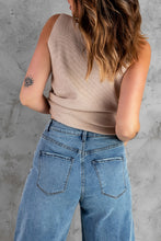 Load image into Gallery viewer, Button Front Ribbed Sleeveless Top
