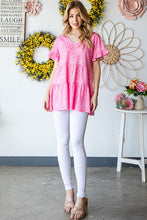 Load image into Gallery viewer, Heimish Full Size Leopard Ruffle Trim Short Sleeve Top
