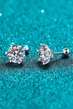 Load image into Gallery viewer, Grateful For You Moissanite Stud Earrings
