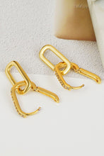 Load image into Gallery viewer, Cubic Zirconia Link Earrings
