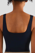 Load image into Gallery viewer, Square Neck Cropped Sports Tank
