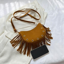 Load image into Gallery viewer, Fringe Detail Crossbody Bag
