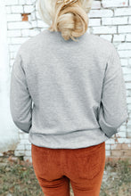 Load image into Gallery viewer, Drop Shoulder Ribbed Trim Sweatshirt
