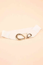 Load image into Gallery viewer, Ribbed Alloy Buckle Elastic Belt
