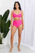 Load image into Gallery viewer, Marina West Swim Take A Dip Twist High-Rise Bikini in Pink
