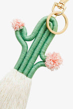 Load image into Gallery viewer, Cactus Keychain with Fringe
