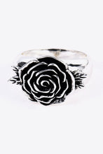 Load image into Gallery viewer, Rose 18K Silver-Plated Ring
