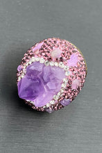 Load image into Gallery viewer, Random-Shape Natural Stone Rhinestone Ring
