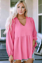 Load image into Gallery viewer, V-Neck Babydoll Top
