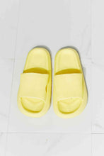 Load image into Gallery viewer, MMShoes Arms Around Me Open Toe Slide in Yellow
