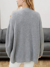 Load image into Gallery viewer, Full Size V-Neck Rib-Knit Cardigan
