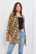 Load image into Gallery viewer, Melody Wild Muse Full Size Animal Print Kimono in Camel
