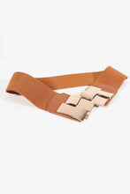 Load image into Gallery viewer, Geometric Buckle Elastic Wide Belt
