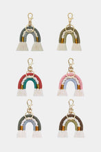 Load image into Gallery viewer, Random 4-Pack Rainbow Tassel Key Chain
