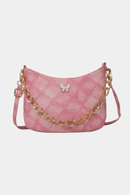 Load image into Gallery viewer, Butterfly Decor PU Leather Shoulder Bag
