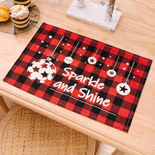 Load image into Gallery viewer, Assorted 2-Piece Plaid Placemats
