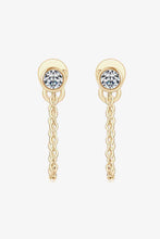 Load image into Gallery viewer, Inlaid Moissanite Chain Earrings

