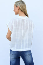 Load image into Gallery viewer, And The Why Lace Patchwork Short Sleeve Top and Cami Set
