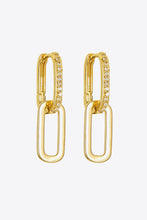 Load image into Gallery viewer, Cubic Zirconia Link Earrings
