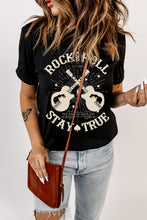 Load image into Gallery viewer, Graphic Round Neck Short Sleeve T-Shirt
