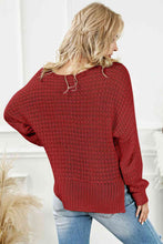 Load image into Gallery viewer, V-Neck Slit Knit Top
