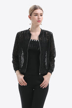 Load image into Gallery viewer, Openwork Zip Up Jacket
