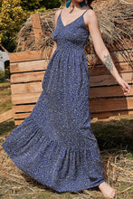 Load image into Gallery viewer, Ditsy Floral Spaghetti Strap Maxi Dress
