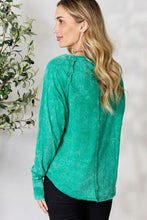 Load image into Gallery viewer, Zenana Round Neck Long Sleeve Top
