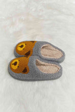 Load image into Gallery viewer, Melody Teddy Bear Print Plush Slide Slippers
