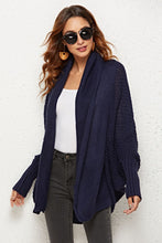 Load image into Gallery viewer, Open Front Dolman Sleeve Longline Cardigan
