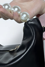 Load image into Gallery viewer, PU Leather Pearl Handbag
