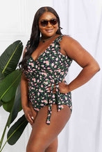 Load image into Gallery viewer, Marina West Swim Full Size Float On Ruffle Faux Wrap One-Piece in Floral
