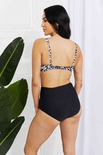 Load image into Gallery viewer, Marina West Swim Take A Dip Twist High-Rise Bikini in Leopard
